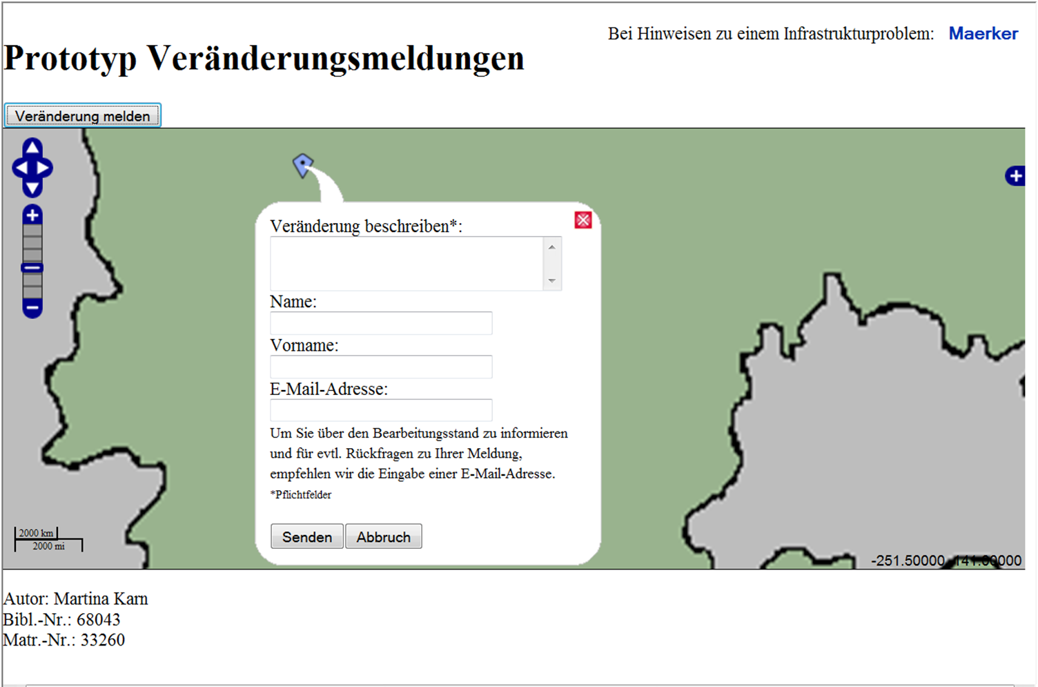 Konzeption einer Internetanwendung zur Kartenaktualisierung mit Bürgerbeteiligung in Brandenburg