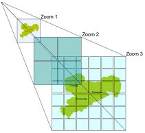 Bildpyramide für kachelnden Datenbestand